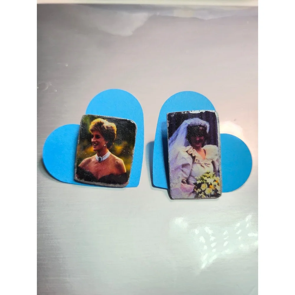 Handmade Pin Set Princess Diana Royalcore 90s Nostalgia Handmade